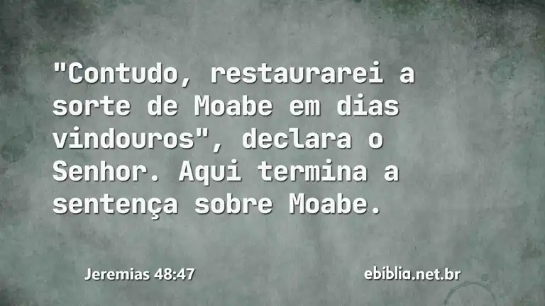 Jeremias 48:47