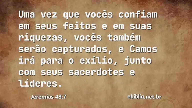 Jeremias 48:7