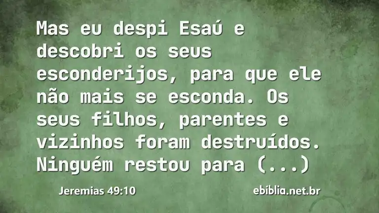 Jeremias 49:10