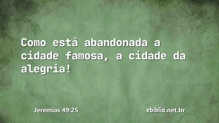 Jeremias 49:25