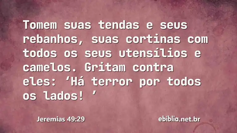 Jeremias 49:29