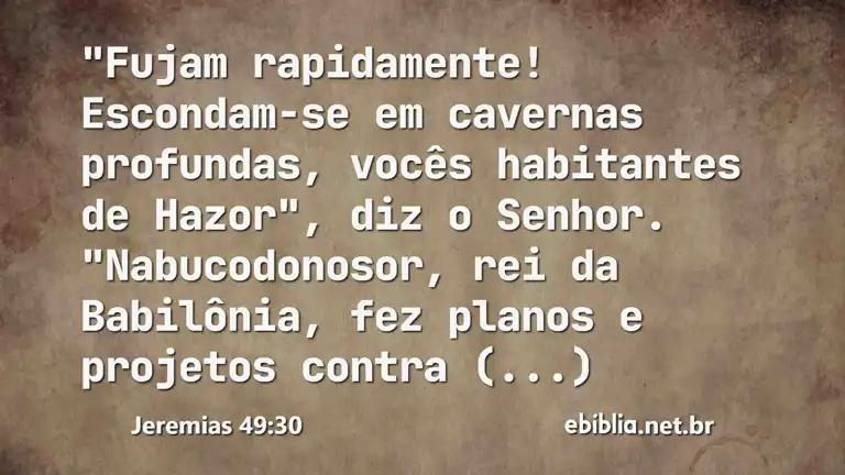 Jeremias 49:30