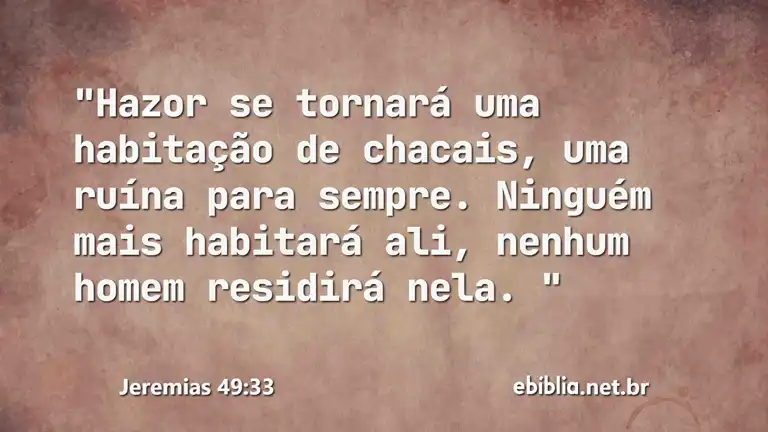 Jeremias 49:33