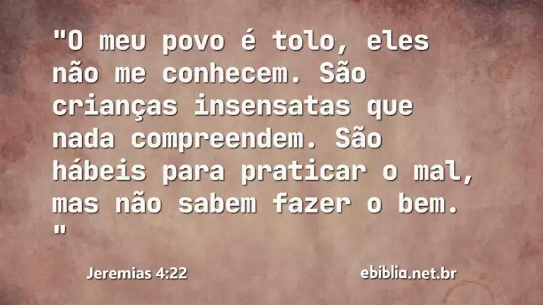 Jeremias 4:22