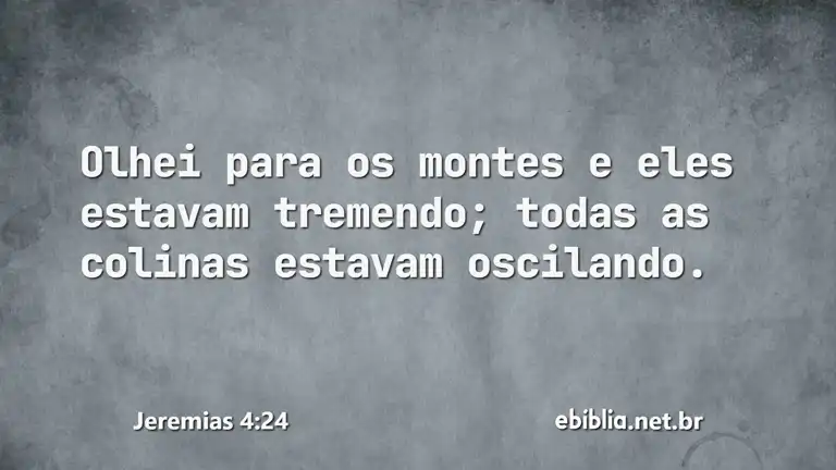 Jeremias 4:24