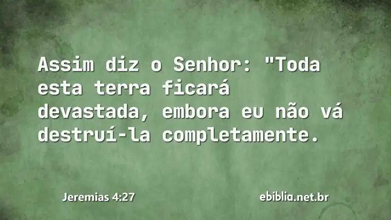 Jeremias 4:27