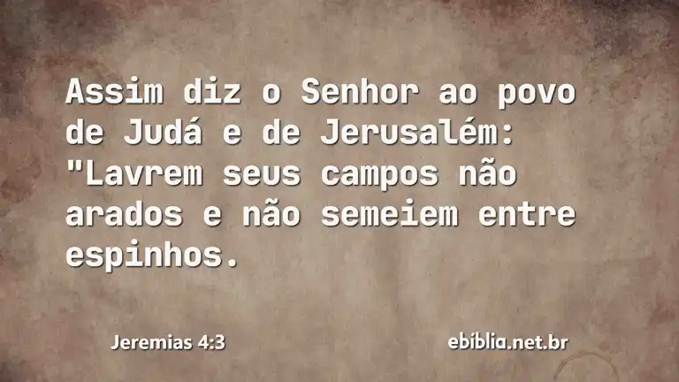 Jeremias 4:3