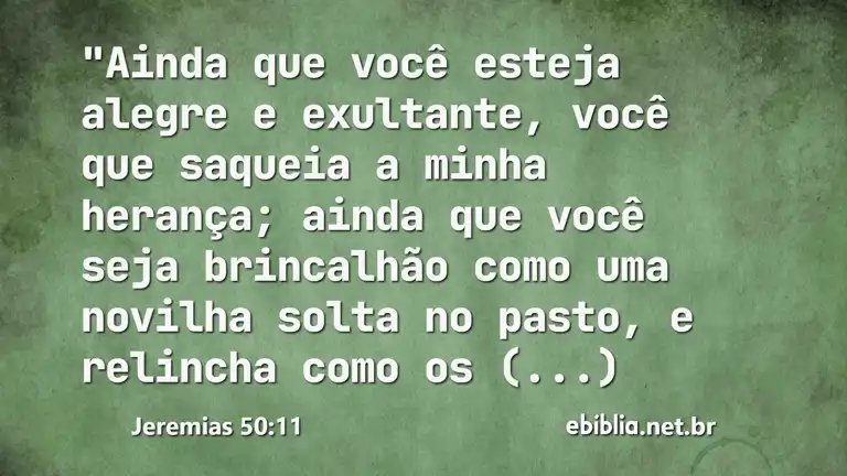 Jeremias 50:11