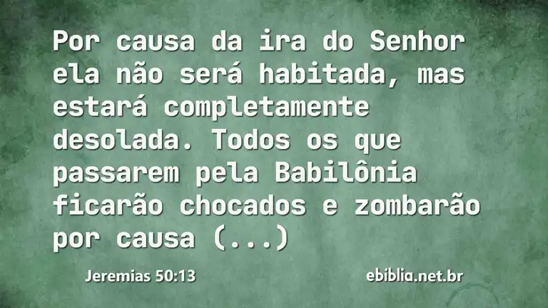 Jeremias 50:13