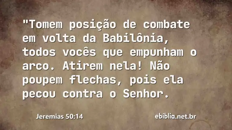 Jeremias 50:14