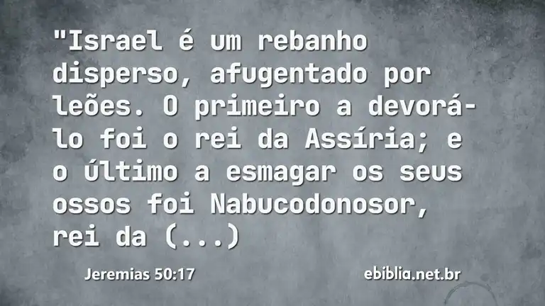 Jeremias 50:17