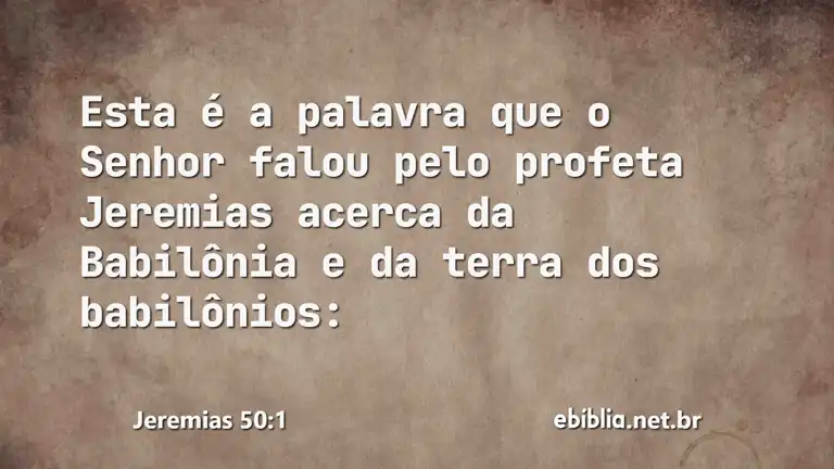 Jeremias 50:1