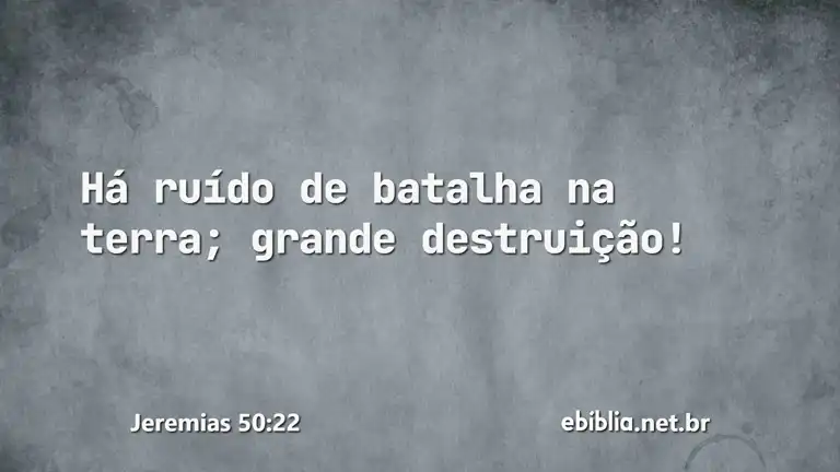 Jeremias 50:22