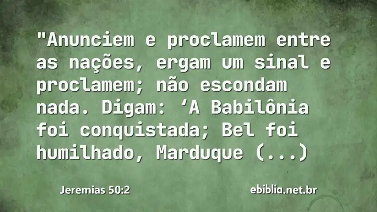 Jeremias 50:2