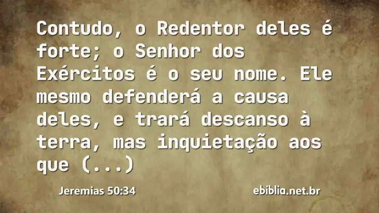 Jeremias 50:34