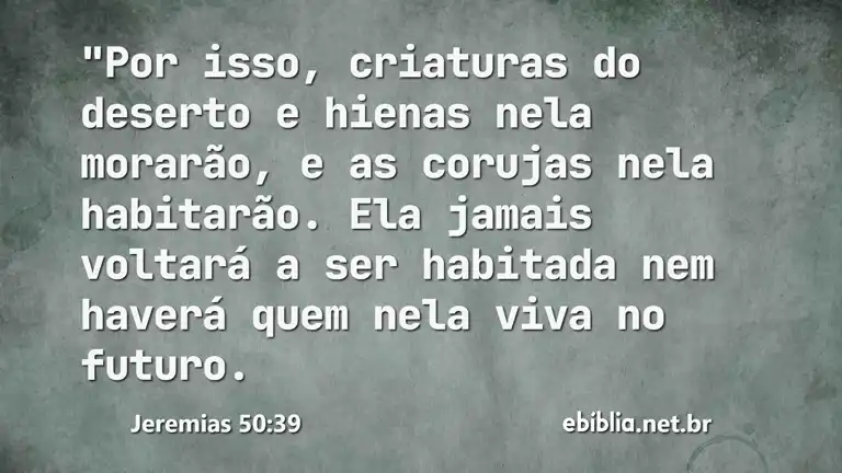 Jeremias 50:39