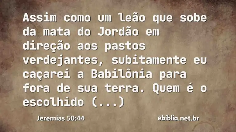 Jeremias 50:44