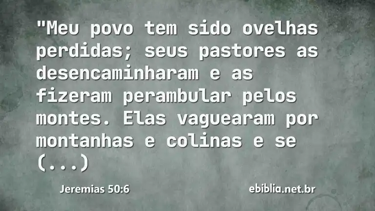 Jeremias 50:6