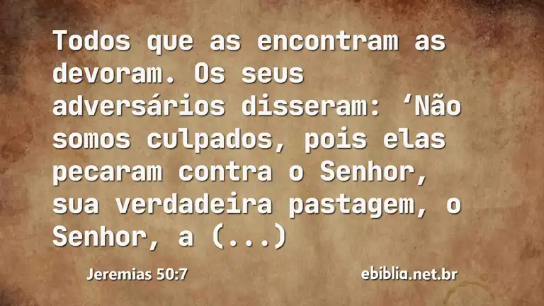 Jeremias 50:7