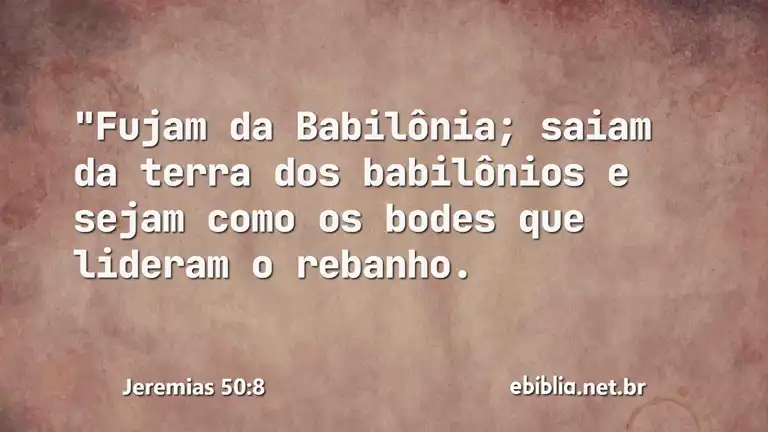 Jeremias 50:8