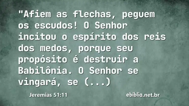 Jeremias 51:11