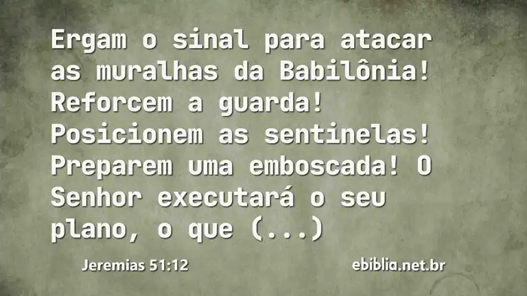 Jeremias 51:12