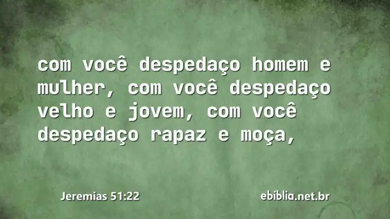 Jeremias 51:22