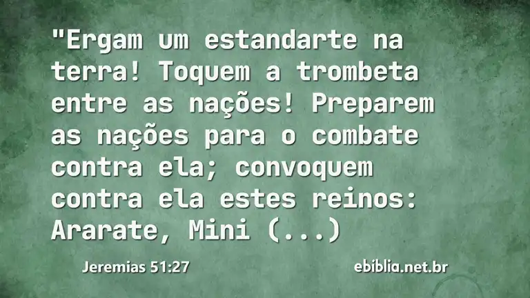 Jeremias 51:27