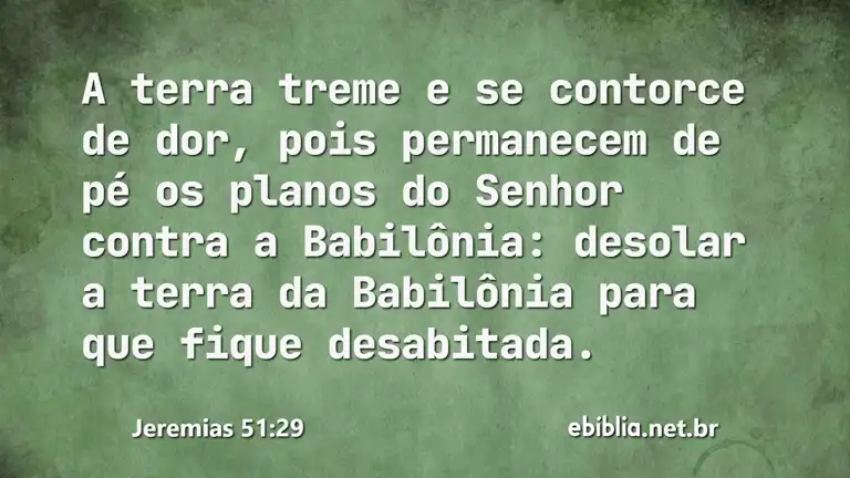 Jeremias 51:29