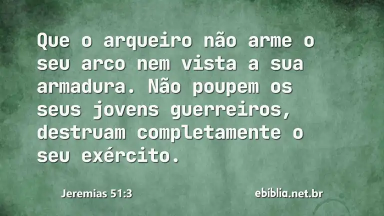 Jeremias 51:3