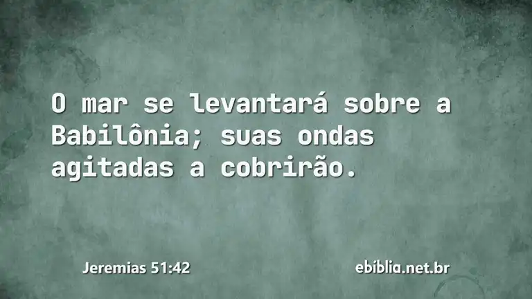 Jeremias 51:42