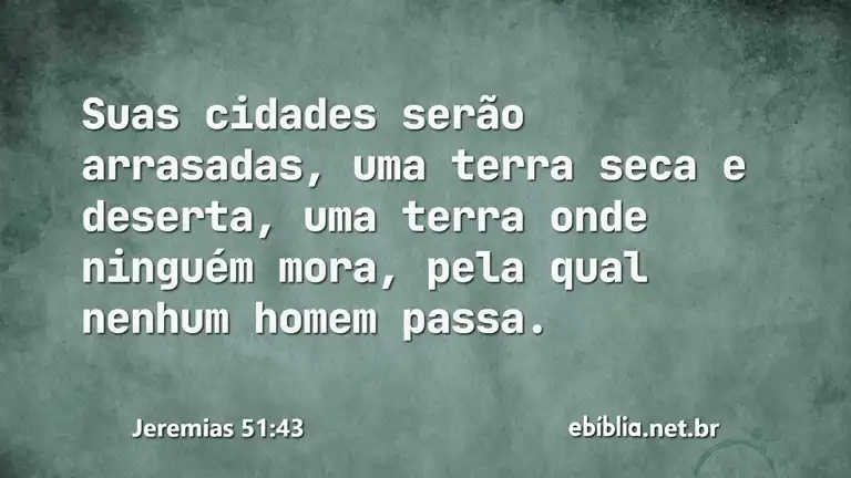 Jeremias 51:43