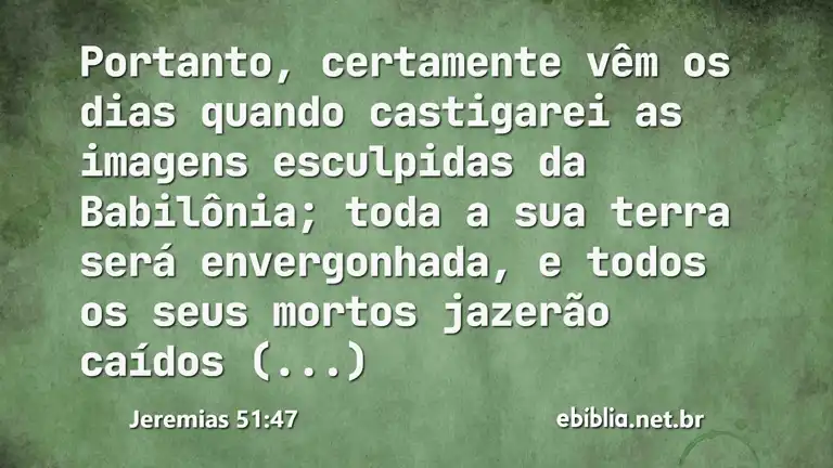 Jeremias 51:47