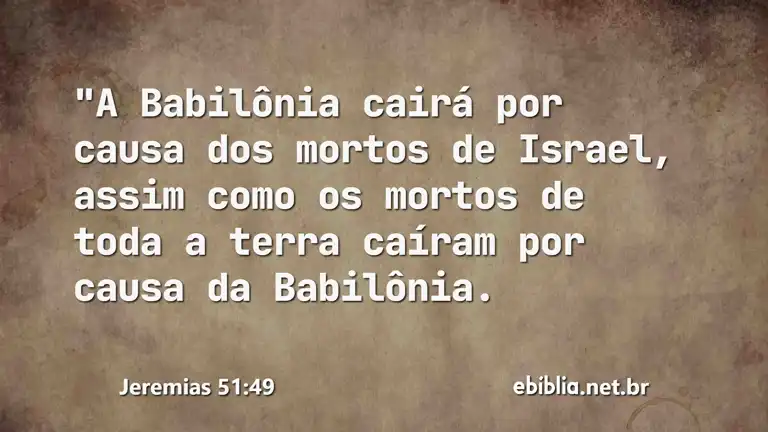 Jeremias 51:49