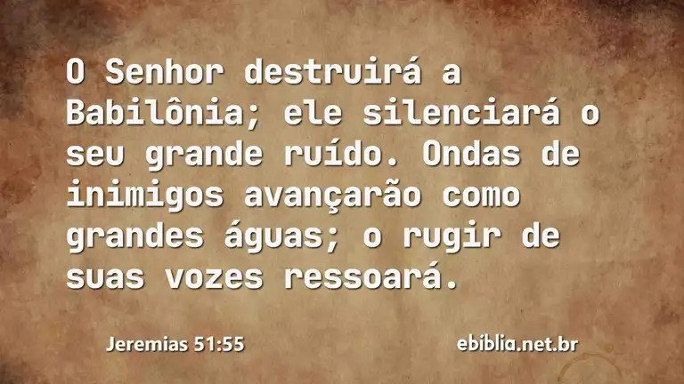 Jeremias 51:55