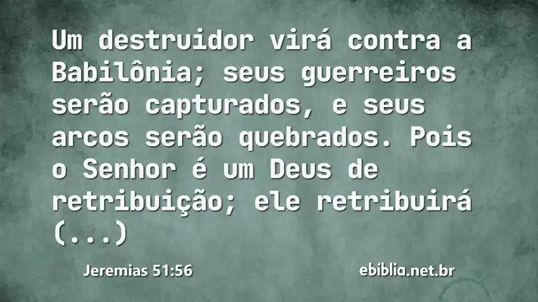 Jeremias 51:56