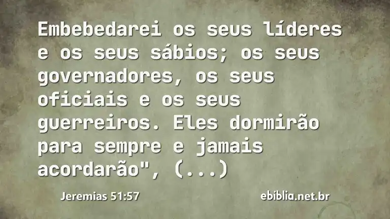 Jeremias 51:57