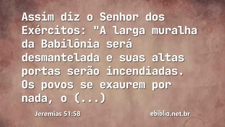 Jeremias 51:58