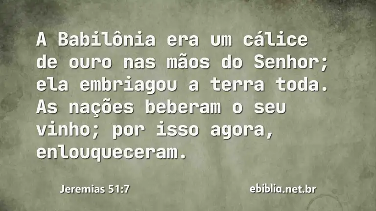 Jeremias 51:7