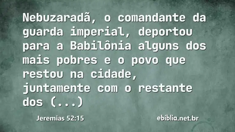 Jeremias 52:15