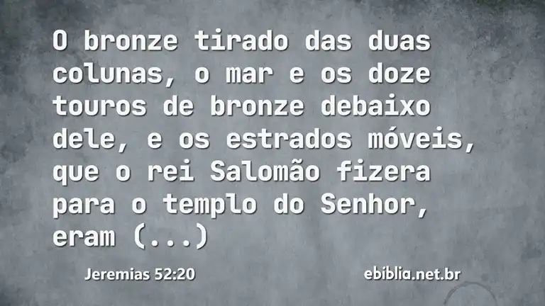 Jeremias 52:20