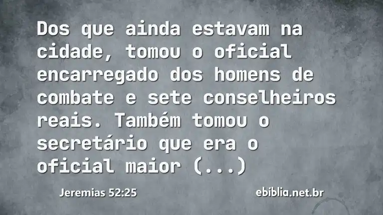 Jeremias 52:25