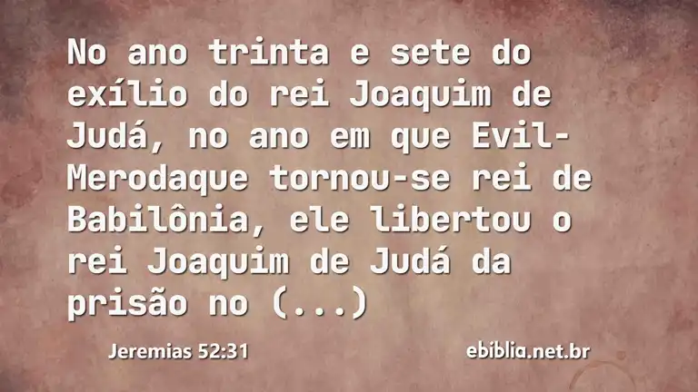 Jeremias 52:31