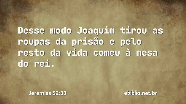 Jeremias 52:33