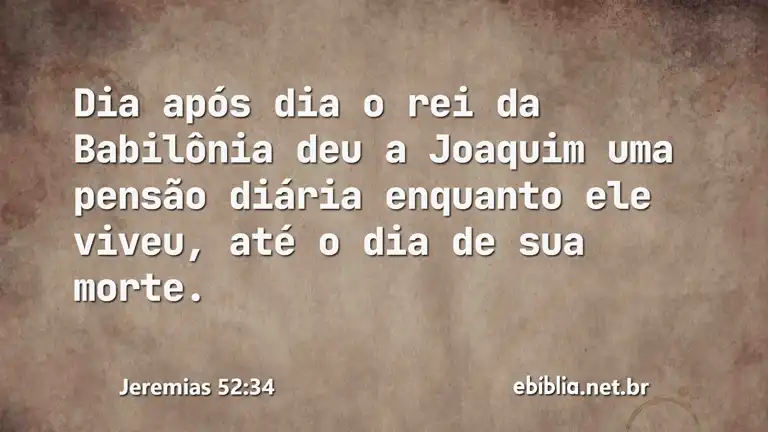 Jeremias 52:34