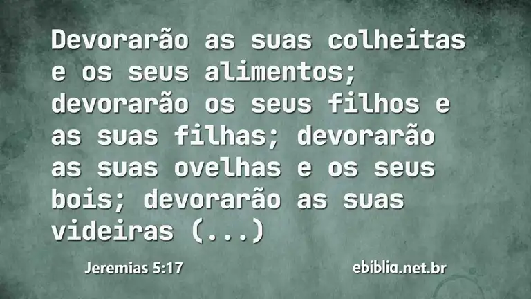 Jeremias 5:17