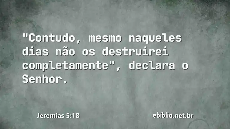 Jeremias 5:18