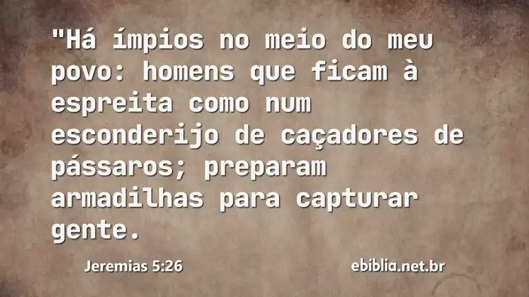 Jeremias 5:26