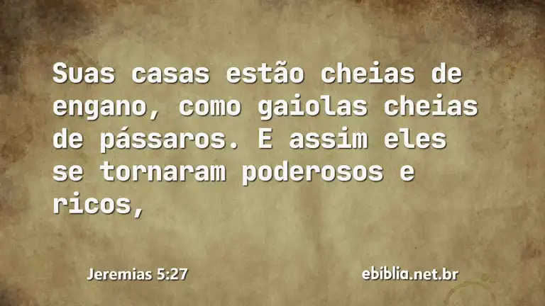 Jeremias 5:27