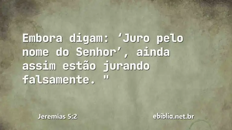 Jeremias 5:2